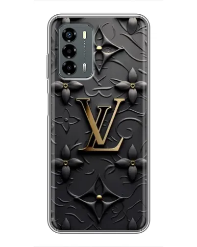 Чехол для Blade V40 Vita с картинкой «Кожаная текстура LV»