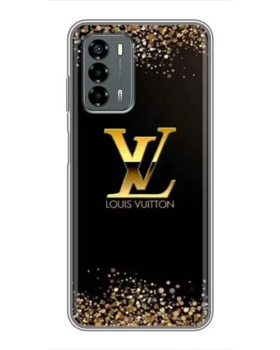 Чехол для Blade V40 Vita с картинкой «LV — золотые искры»