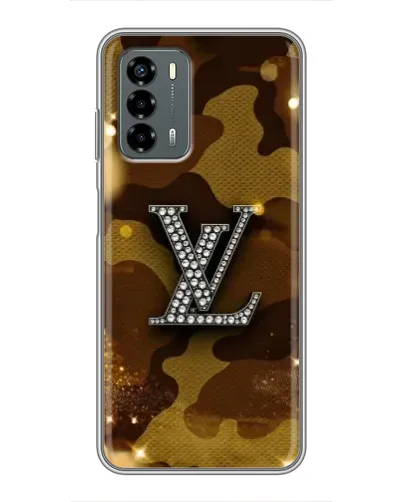 Чехол для Blade V40 Vita с картинкой «Камуфляжный Louis Vuitton»