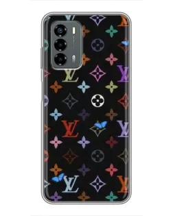 Чехол для Blade V40 Vita с картинкой «Цветная монограмма LV»