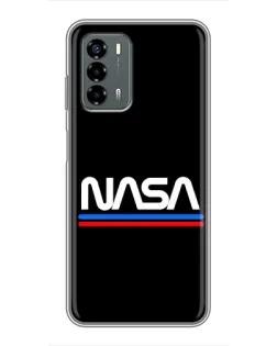 Чехол для Blade V40 Vita с картинкой «NASA — классика Red Blue»
