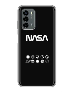 Чехол для Blade V40 Vita с картинкой «NASA — технический принт»
