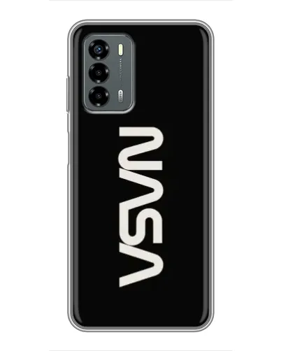 Чехол для Blade V40 Vita с картинкой «NASA — вертикальный логотип»