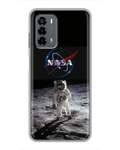 Чехол для Blade V40 Vita с картинкой «Астронавт на Луне»