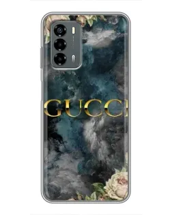 Чохол для Blade V40 Vita з картинкою «Абстрактні квіти Gucci»