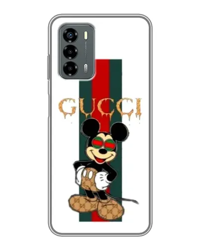 Чохол для Blade V40 Vita з картинкою «Міккі Маус Gucci — смуги»