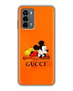 Чехол для Blade V40 Vita с картинкой «Микки Маус Gucci — оранж»