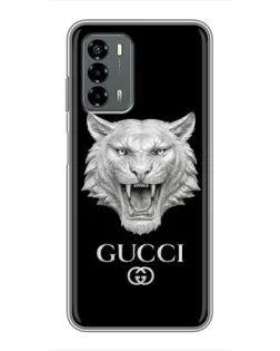 Чехол для Blade V40 Vita с картинкой «Gucci — серебряный лев»