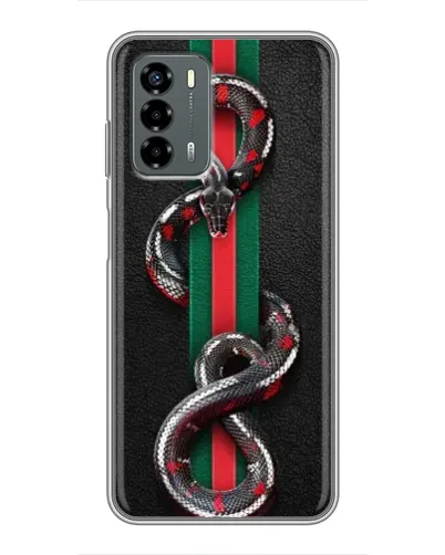 Чехол для Blade V40 Vita с картинкой «Gucci — змея на полосе» Чехол для Blade V40 Vita с картинкой «Gucci — змея на полосе»