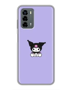 Чехол для Blade V40 Vita с картинкой «Kuromi — фиолетовый минимализм»