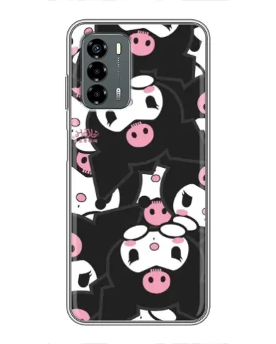 Чехол для Blade V40 Vita с картинкой «Паттерн голов Куроми»