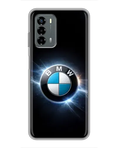 Чохол для Blade V40 Vita з картинкою «BMW — неонове сяйво»