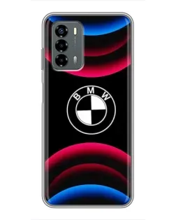 Чохол для Blade V40 Vita з картинкою «Логотип BMW та неонові дуги»