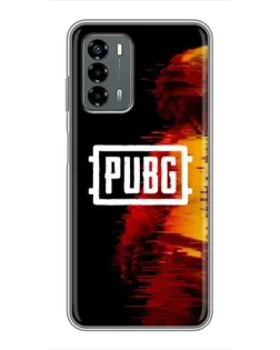 Чехол для Blade V40 Vita с картинкой «Яркий логотип PUBG»