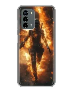 Чехол для Blade V40 Vita с картинкой «BMW — скорость в дожде»