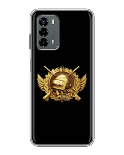 Чохол для Blade V40 Vita з картинкою «PUBG — помаранчевий градієнт»