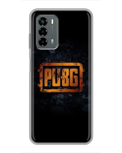 Чохол для Blade V40 Vita з картинкою «PUBG — золотий логотип»