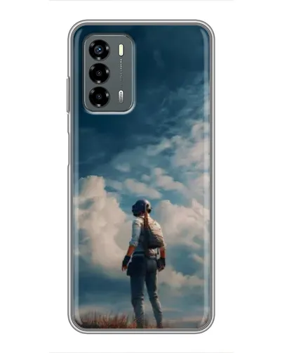 Чохол для Blade V40 Vita з картинкою «Герой PUBG на скелі»