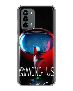 Чехол для Blade V40 Vita с картинкой «Красный импостер — макро»
