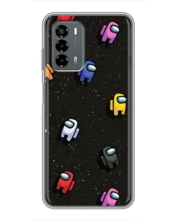 Чехол для Blade V40 Vita с картинкой «Космический паттерн Among Us»