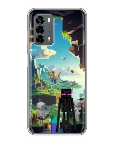 Чехол для Blade V40 Vita с картинкой «Эндермен в лесу» Чехол для Blade V40 Vita с картинкой «Эндермен в лесу»