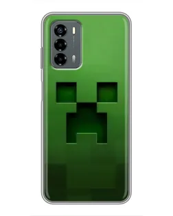 Чехол для Blade V40 Vita с картинкой «Крипер микро-дизайн»