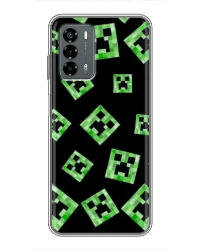 Чехол для Blade V40 Vita с картинкой «Паттерн с криперами» Чехол для Blade V40 Vita с картинкой «Паттерн с криперами»
