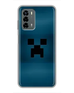 Чехол для Blade V40 Vita с картинкой «Крипер текстура»