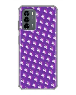 Чехол для Blade V40 Vita с картинкой «Единороги на фиолетовом»