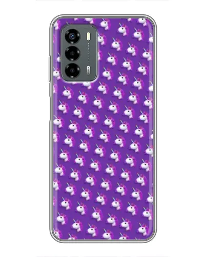 Чехол для Blade V40 Vita с картинкой «Единороги на фиолетовом»