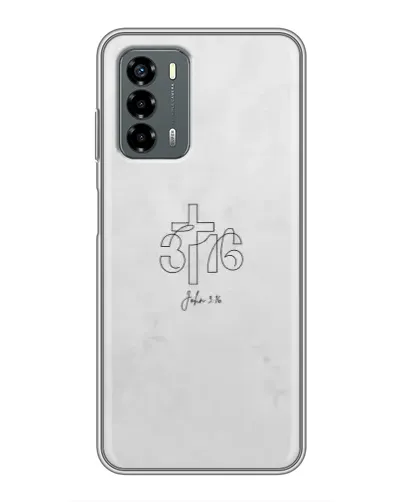 Чехол для Blade V40 Vita с картинкой «Иоанна 3:16 Крест»