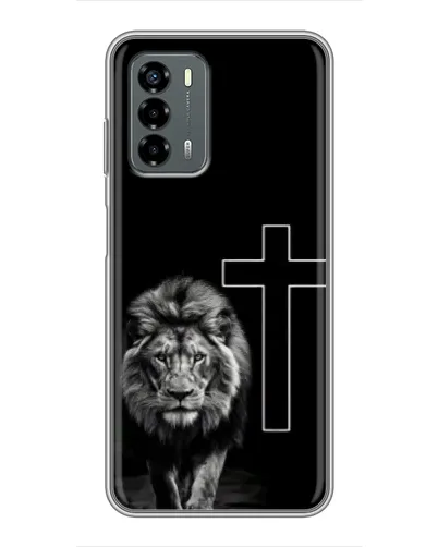 Чехол для Blade V40 Vita с картинкой «Лев и Крест»