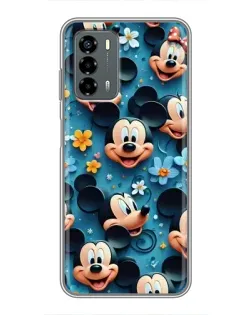 Чехол для Blade V40 Vita с картинкой «Паттерн Микки и Минни»