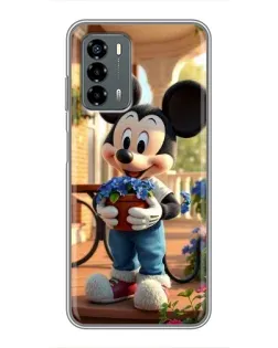 Чехол для Blade V40 Vita с картинкой «Микки садовод»