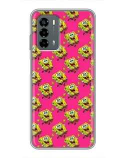 Чехол для Blade V40 Vita с картинкой «Розовый паттерн»