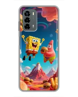 Чехол для Blade V40 Vita с картинкой «Космический фастфуд»