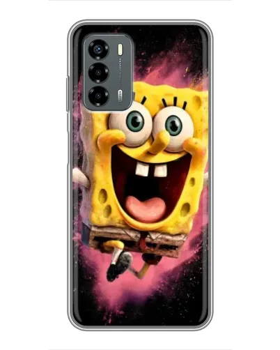 Чехол для Blade V40 Vita с картинкой «Взрывной Спанч Боб»