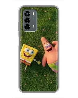 Чехол для Blade V40 Vita с картинкой «Друзья на лужайке»