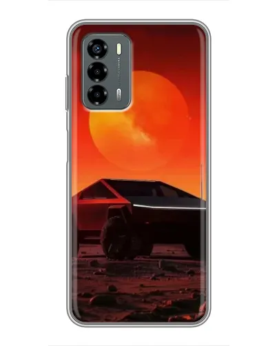 Чехол для Blade V40 Vita с картинкой «Cybertruck на Марсе»