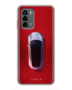 Чехол для Blade V40 Vita с картинкой «Tesla Top View»