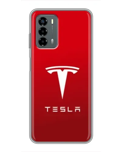Чехол для Blade V40 Vita с картинкой «Tesla Red Classic»