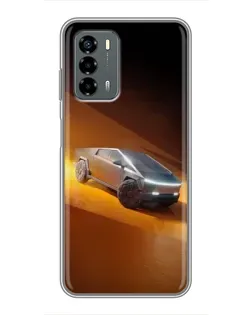 Чехол для Blade V40 Vita с картинкой «Cybertruck в пустыне»