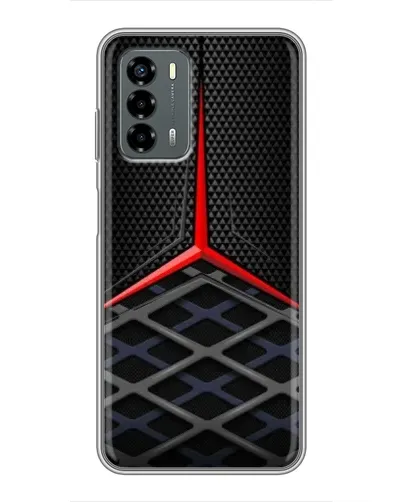 Чохол для Blade V40 Vita з картинкою «Mercedes Carbon Grid»
