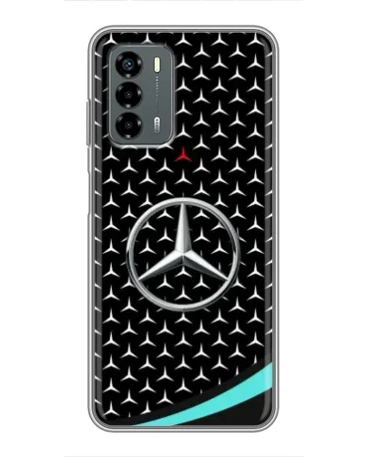 Чохол для Blade V40 Vita з картинкою «Mercedes — бірюзовий акцент»