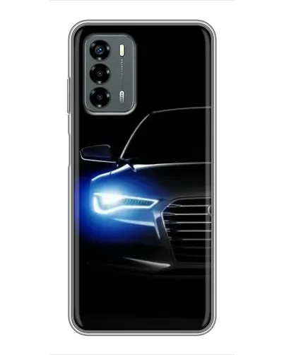 Чохол для Blade V40 Vita з картинкою «Неоновий погляд Audi»