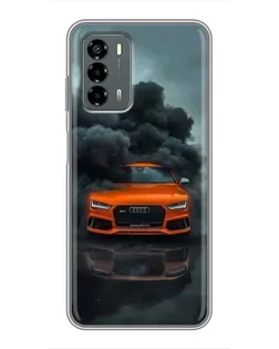 Чохол для Blade V40 Vita з картинкою «Audi у хмарах диму»