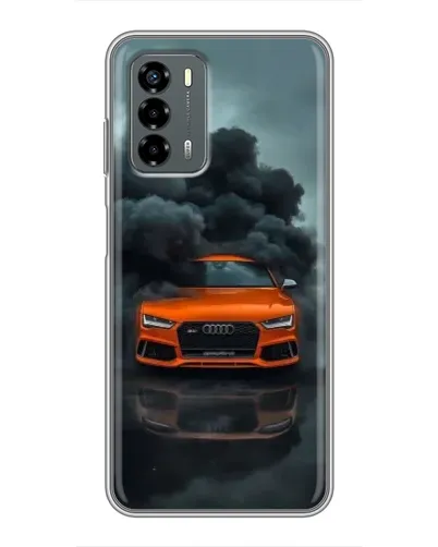 Чохол для Blade V40 Vita з картинкою «Audi у хмарах диму»