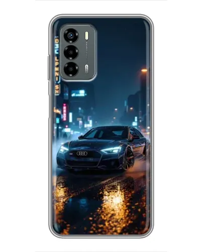 Чохол для Blade V40 Vita з картинкою «Нічне місто та Audi»