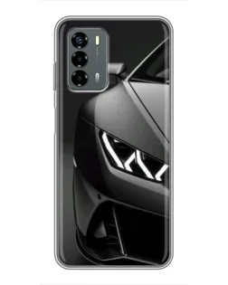 Чехол для Blade V40 Vita с картинкой «Lamborghini фары детализация»