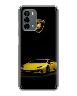 Чехол для Blade V40 Vita с картинкой «Lamborghini желтый акцент»